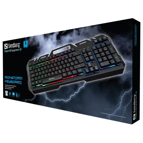 Tastatura Sandberg IronStorm USB 640-25