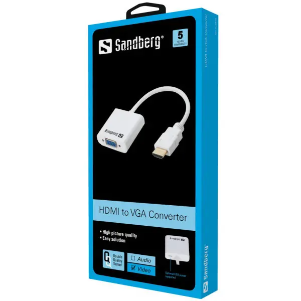 Adapter Sandberg HDMI - VGA 508-69