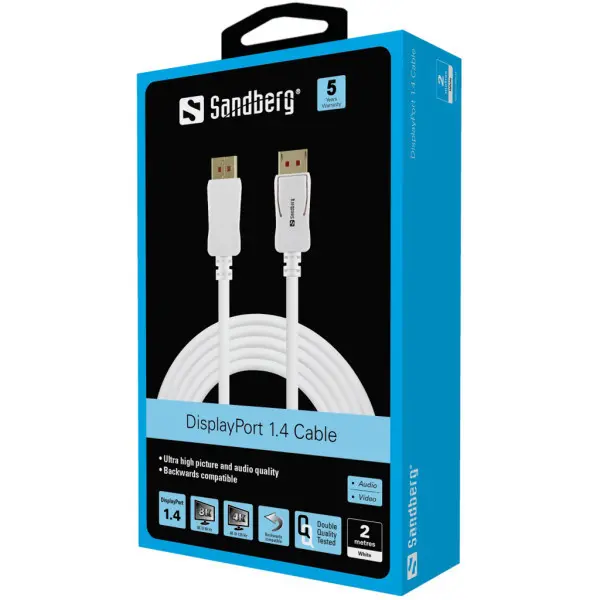 Kabl Sandberg DisplayPort MM 1.4 8K 2m