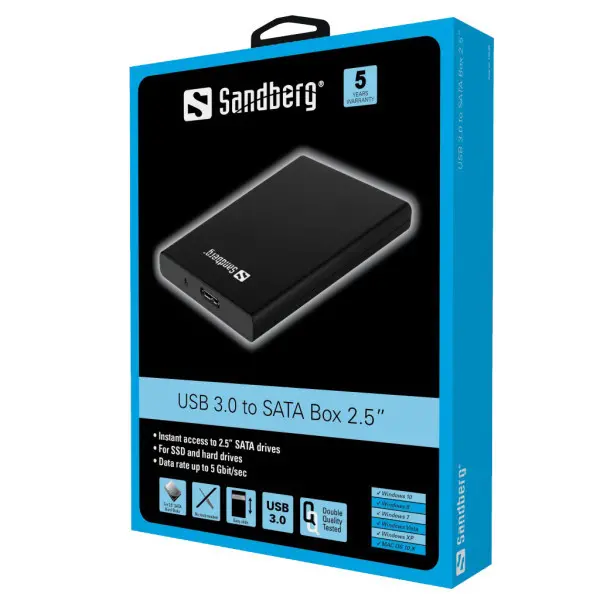 HDD Rack Sandberg 2.5 USB 3.0 133-89
