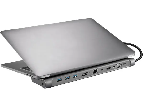 Docking station Snadberg 10in1 USB-C - HDMIVGALAN3xUSB 3.0USB C 136-31