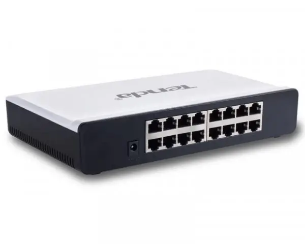 TENDA S16 16-Port 10100 Desktop Switch