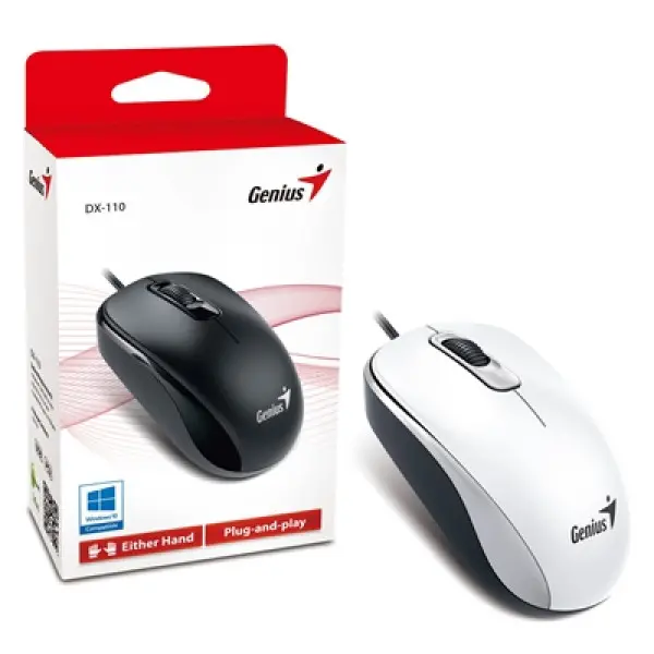 GENIUS DX-110 USB Optical beli miš
