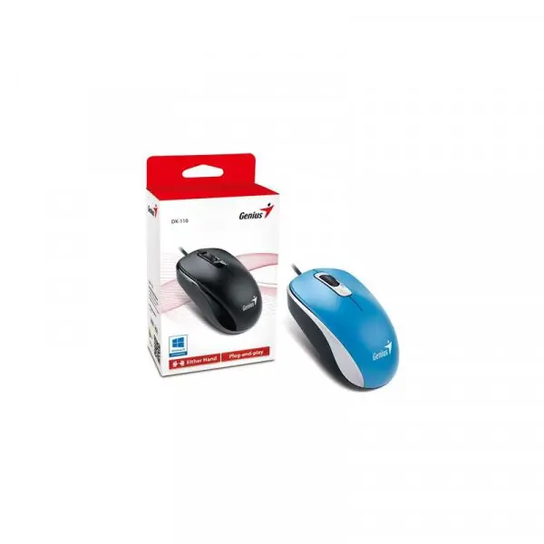 GENIUS DX-110 USB Optical plavi miš