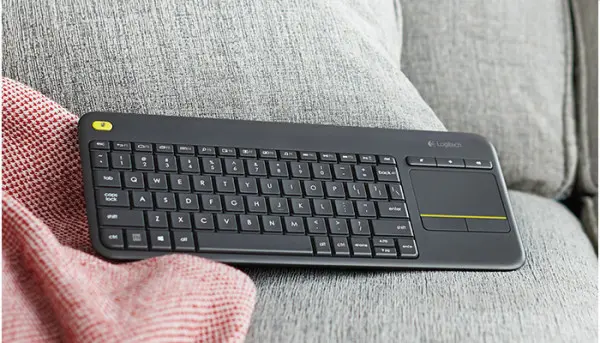 LOGITECH K400 Plus Wireless Touch YU crna tastatura