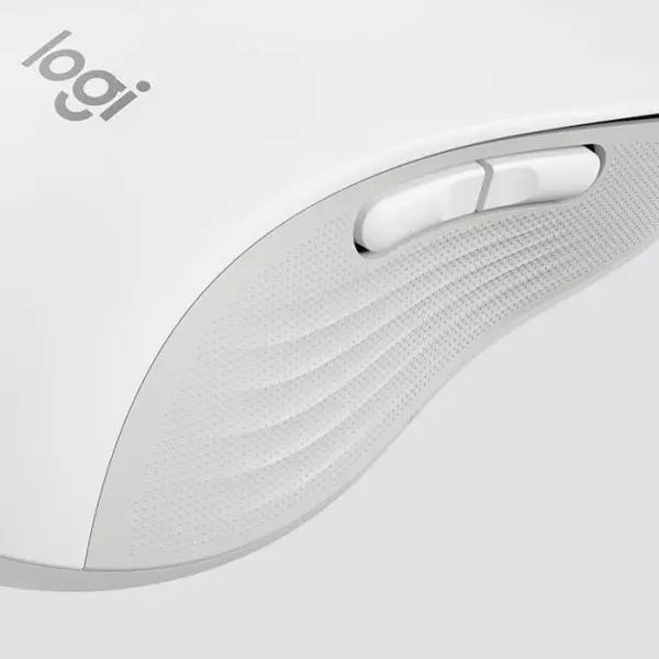 Logitech M650 L Wireless Mouse Off-White, Left