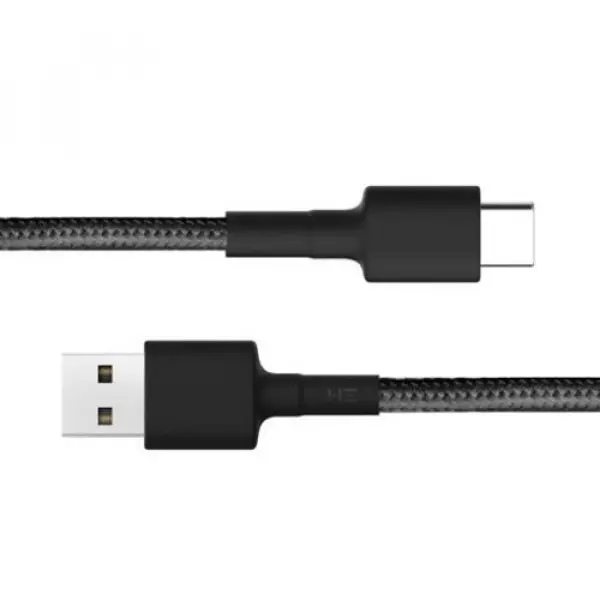 XIAOMI Mi Type-C Braided kabal crni 1m