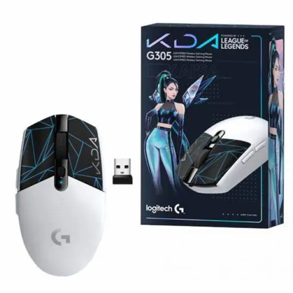 LOGITECH G305 KDA LIGHTSPEED Wireless Gaming Mouse-LOL-KDA2.0-2.4GHZBT-EER2-G305 ( 910-006053 ) 