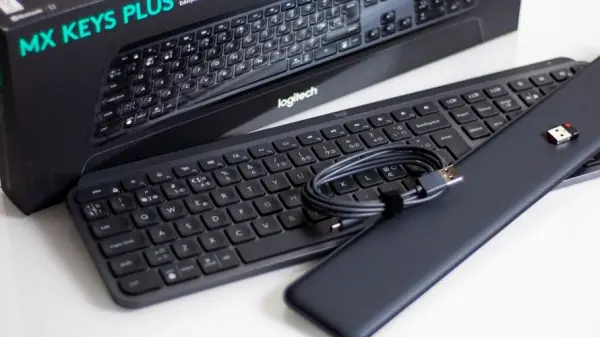 LOGITECH MX Keys Plus Wireless Illuminated tastatura sa palm restom Graphite US