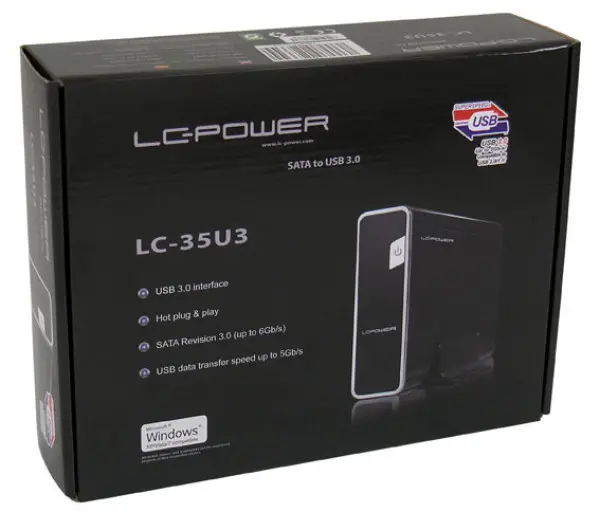 HDD Rack LC Power 3.5'' LC-35U3-Sirius SATA USB3.0