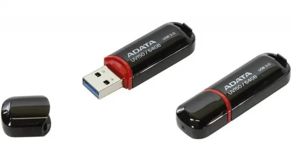 A-DATA 64GB 3.1 AUV150-64G-RBK crni