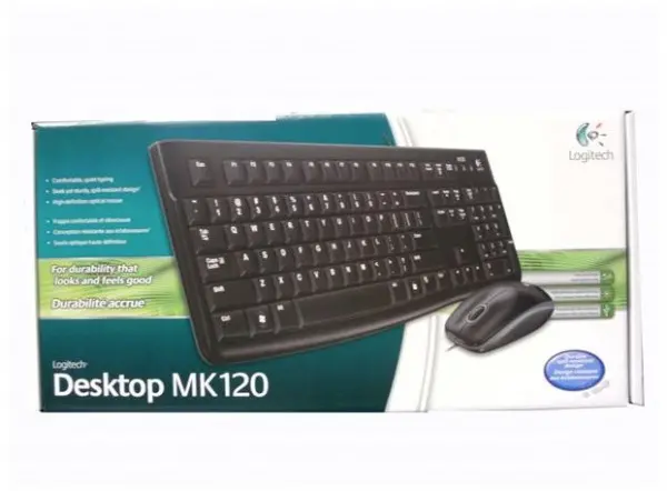 Tastatura + miš USB Logitech Desktop MK120 US 920-002562