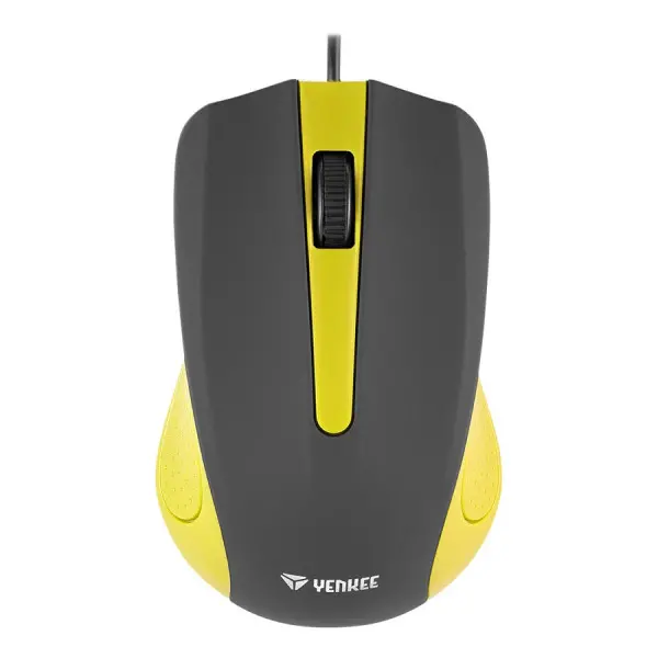 Yenkee YMS 1015YW mis USB, optical, black-yellow