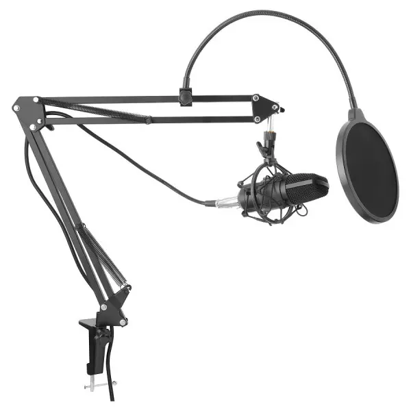 Yenkee YMC 1030 mikrofon, kardiodni, kondenzatorski sa pop filterom