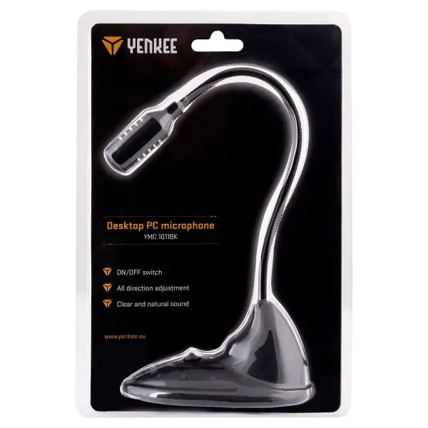Yenkee YMC 1011, 3,5mm, black, uklj.-isklj.