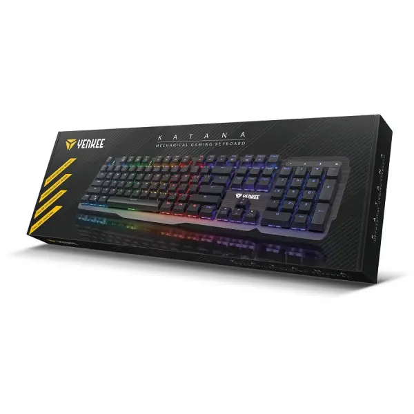 Yenkee YKB 3500 US KATANA, tastatura mehanicka, poz.osvet. black