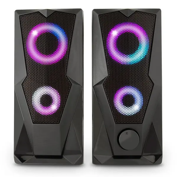 Yenkee YSP 2003RGB zvucnici, USB, 2.0, 6W, RGB, black