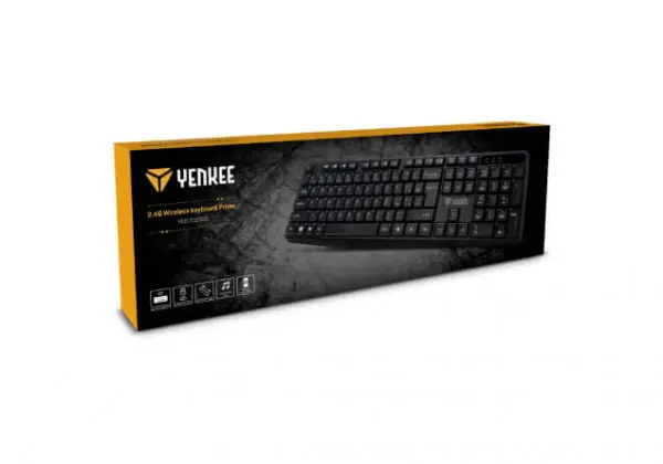Yenkee YKB 2020CS tastatura wireless, black