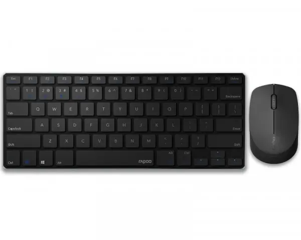 RAPOO 9000M Multi Mode Wireless US Combo set crni