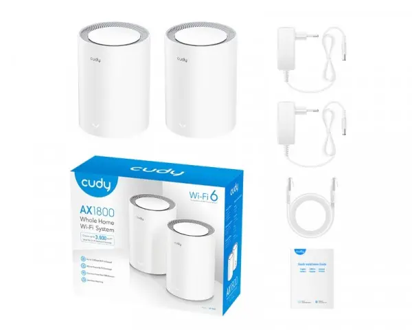 CUDY M1800 AX1800 Whole Home Mesh WiFi System