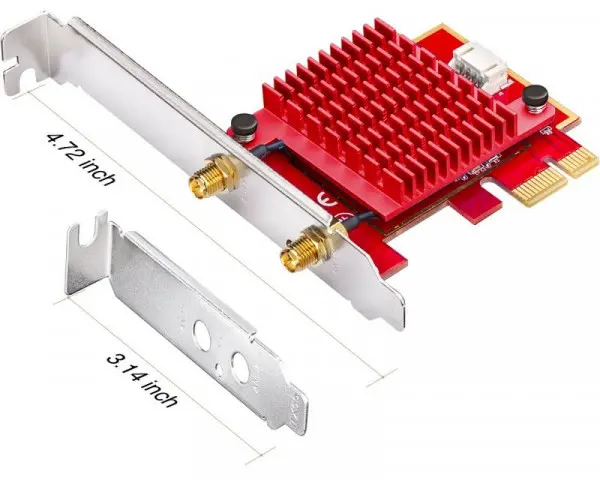 CUDY WE3000S AX5400 Tri-Band Wi-Fi 6 PCI Express Adapter mrežna karta