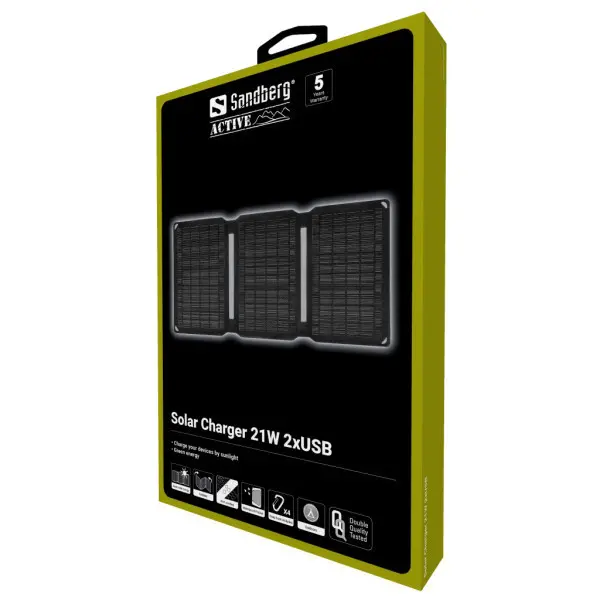 Solarni punjač Sandberg 420-70 21W 2xUSB