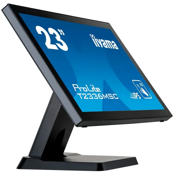 IIYAMA ProLite T2336MSC-B2 23'' 10 point touch monitor with edge-to-edge glass and IPS panel Analog signal input  VGA x1  Digital signal inp