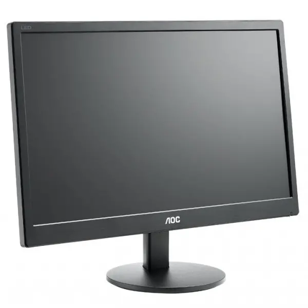 AOC Monitor LED E2070SWN (19.5, TN, 16:9, 1600x900, 5 ms, 600:1, 20M:1, 9050, 200 cdm2, VGA, Tilt: -3+10, VESA) Black ( E2070SWN ) 