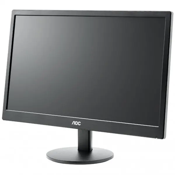 AOC Monitor LED E2070SWN (19.5, TN, 16:9, 1600x900, 5 ms, 600:1, 20M:1, 9050, 200 cdm2, VGA, Tilt: -3+10, VESA) Black ( E2070SWN ) 