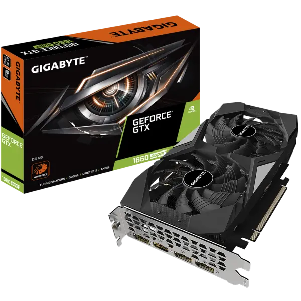SVGA Gigabyte GeForce GTX 1660 Super D6 GV-N166SD6-6GD