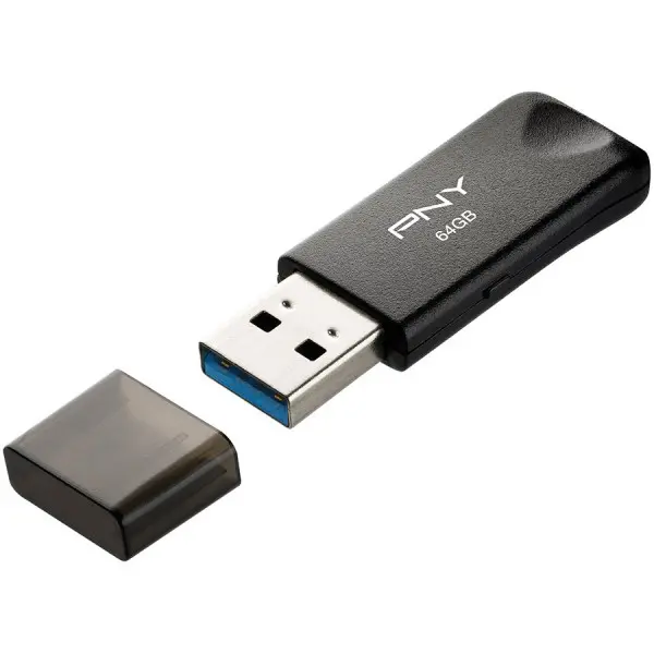 PNY 64GB ATTCLA USB 3.0 BLKTRNBLK ( FD64GATTC30KTRK-EF ) 