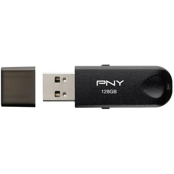PNY 128GB ATTCLA USB 2.0 BLKTRNBLK ( FD128ATTCKTRK-EF ) 