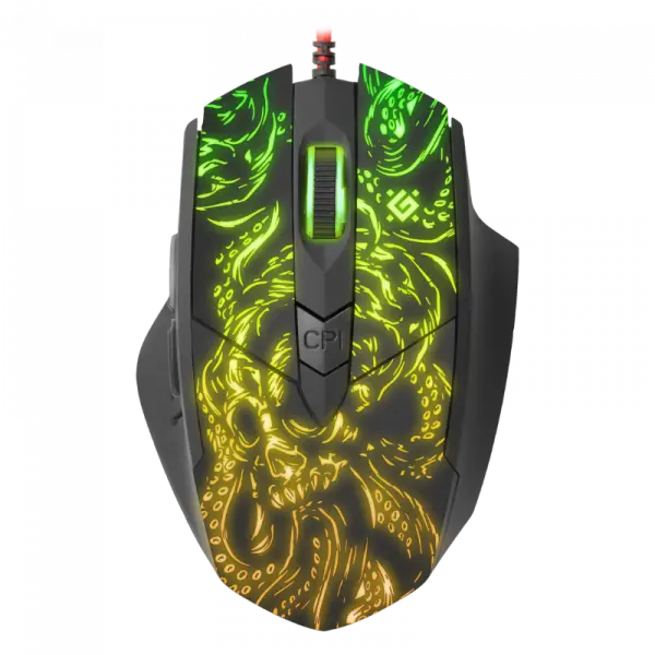 Miš Defender Titan GM-650L RGB 6400dpi