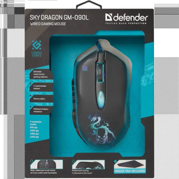 Miš Defender Sky Dragon GM-090L USBOptički3200 dpi