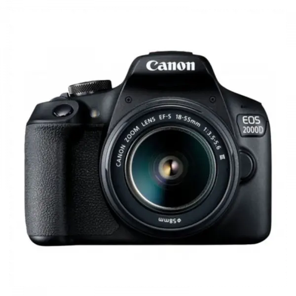 Digitalni fotoaparat Canon EOS 2000D + objektiv EFS18-55 IS + 16GB SEE