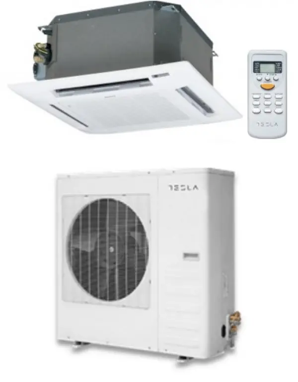 Klima sistem TESLA COU-12HDR1+CCB12HVR1+SP-S044 DC Inverter sa kas. Unutr.jedinicom12000Btubela' ( 'CCB-12HVR1' ) 