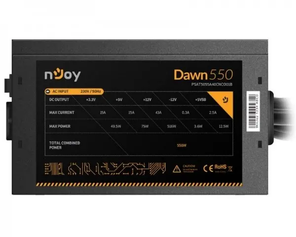 NJOY Dawn 550 550W napajanje (PSAT5055A40CNCO01B)