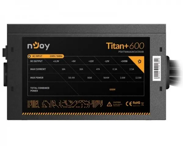 NJOY Titan+ 600 600W napajanje (PSAT5060A20CUCO01B)
