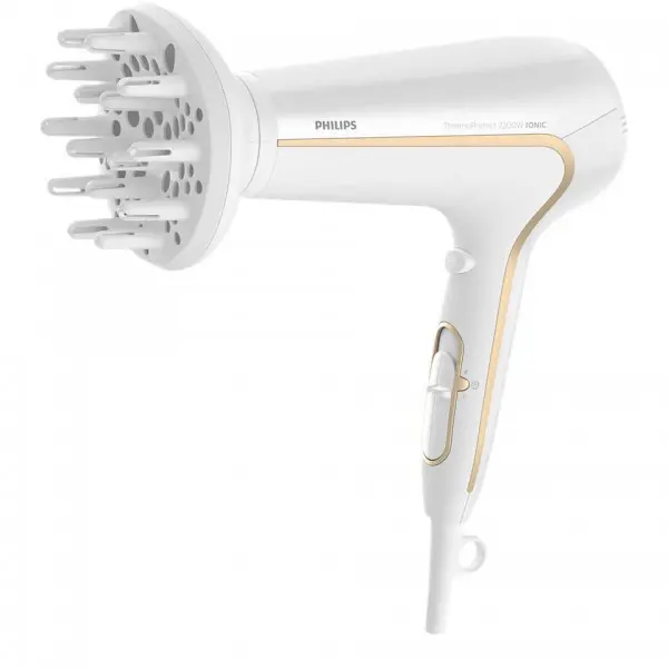PHILIPS Fen HP823200 ThermoProtect IONIC Standardni, Bela, 6 brzina