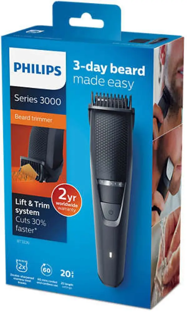 PHILIPS Trimer BT322614 Crna, Baterije i kabl