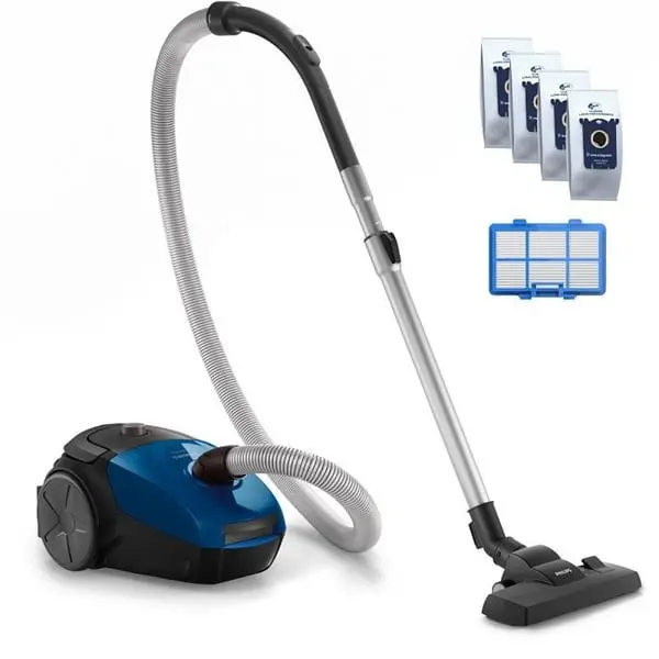 PHILIPS Usisivač sa kesom FC 824509, 750 W (CrnaPlava)