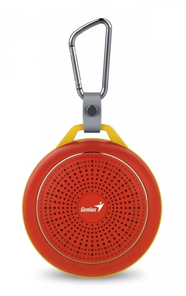 GENIUS Bluetooth zvučnik SP-906BT (Crvena) Mono, 3W, 40mm, 100Hz - 20KHz