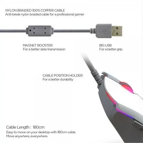 FANTECH Miš Gaming X17 Blake Space Edition