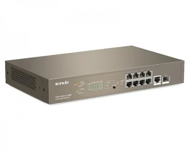 TENDA TEG5310P-8-150W L3 Managed PoE Switch