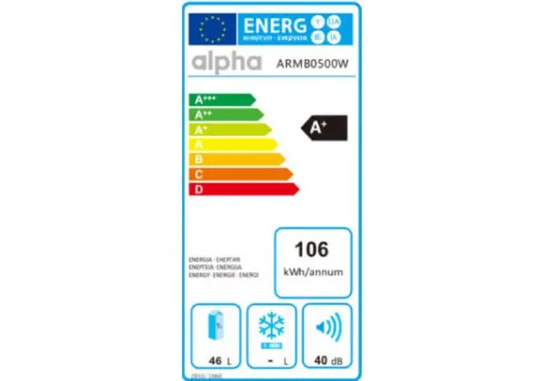 ALPHA Mini frižider ARMB0500W