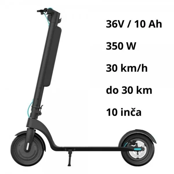 Ring RX11 električni trotinet (Crna)