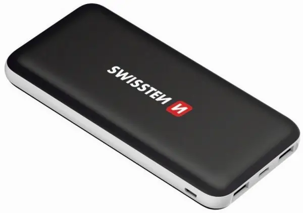 SWISSTEN PowerBank SlimCore 15.000mAh type C (Crna)