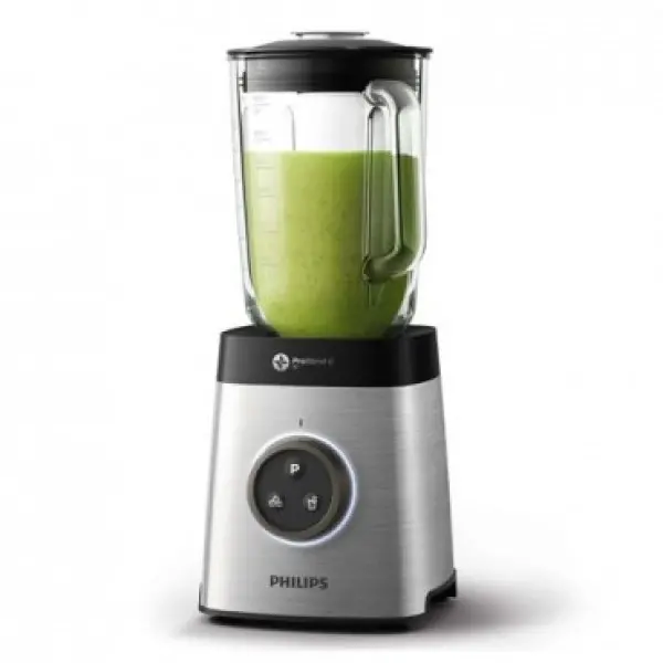 PHILIPS Blender HR365200 Staklena, 2.0 l, 1400 W, CrnaInox