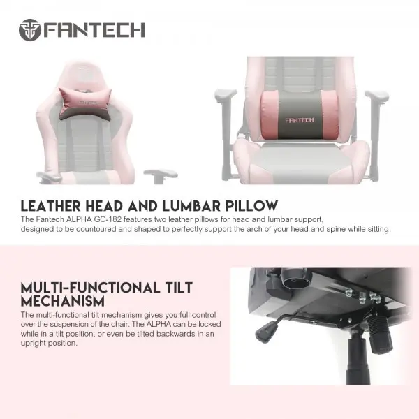 FANTECH Stolica Alpha GC182 (Pink)