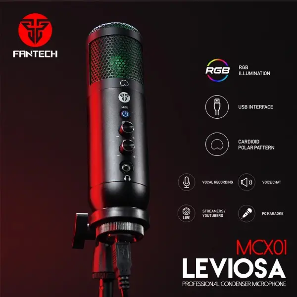 FANTECH Mikrofon MCx01 Leviosa (Crna)